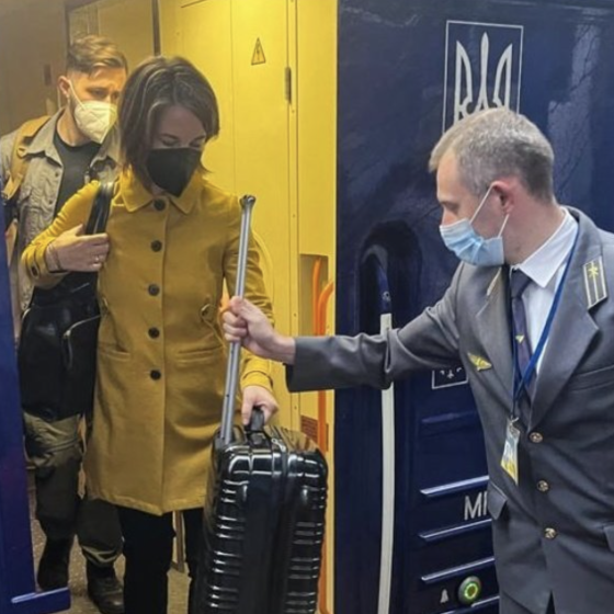 Annalena Baerbock Arrived in Kyiv