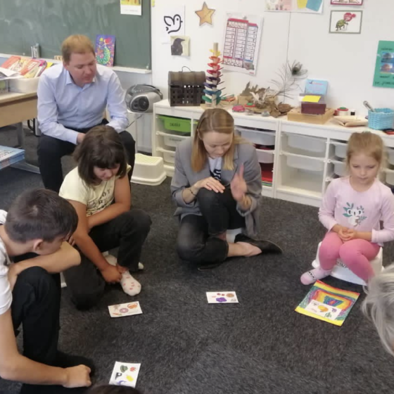 The Ambassador of Ukraine to Switzerland Visited the Campus of Ukrainian Refugees