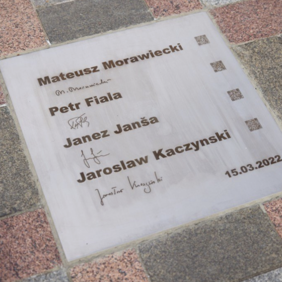 Foreign Leaders on the Walk of the Brave in Ukraine
