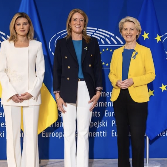The First Lady of Ukraine Arrived at the Meeting of the European Parliament
