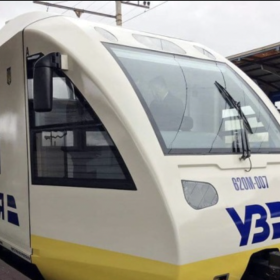 The First Ukrainian Train Arrived in Balakliya From Kharkiv