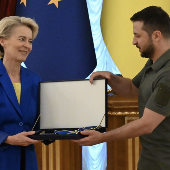 Zelensky Awarded Ursula von der Leyen With the Order of Yaroslav the Wise