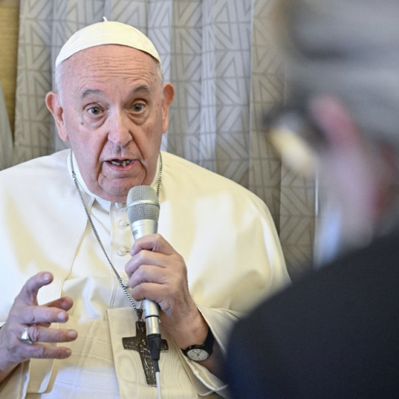 The Pope Supported the Right of Ukraine to Protect Its Borders