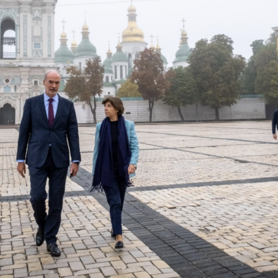 The MFA of France Walks in Kyiv
