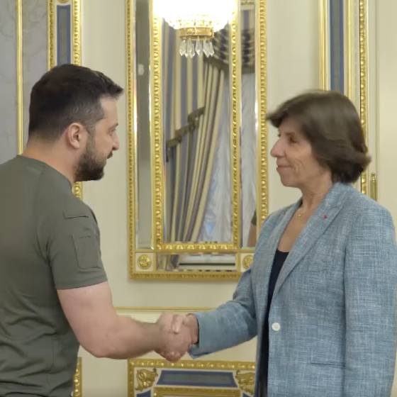 Meeting of the President of Ukraine and the French Foreign Minister