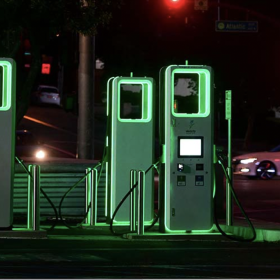 Construction of the Chain EV Charging Stations in Ukraine