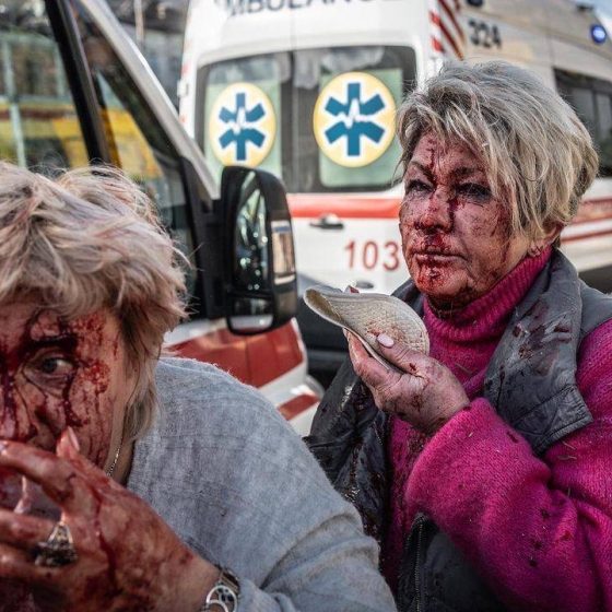 Shelling of Ukraine on October 10. Photos