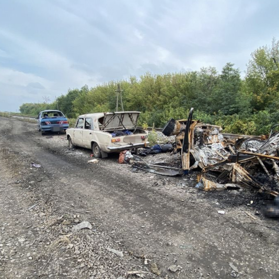 Russians Shot Down the Evacuation Column Near Kharkiv
