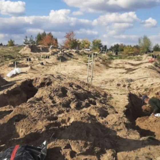The First Exhumation of Murdered Ukrainians in Lyman