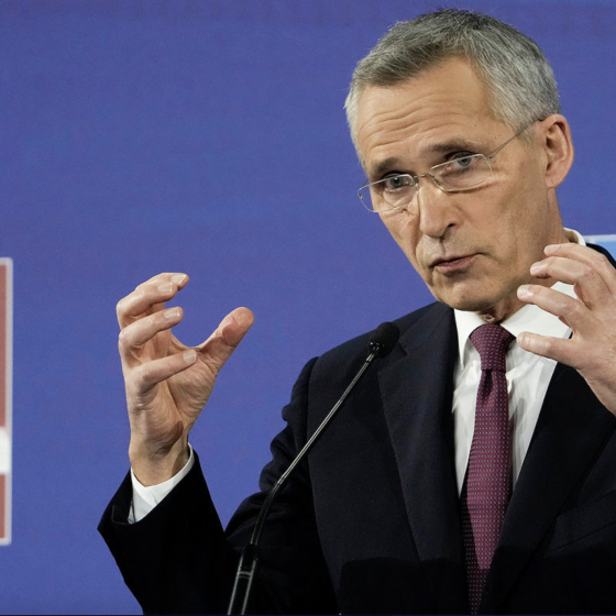 Stoltenberg: Air Defence for Ukraine Is a NATO Priority