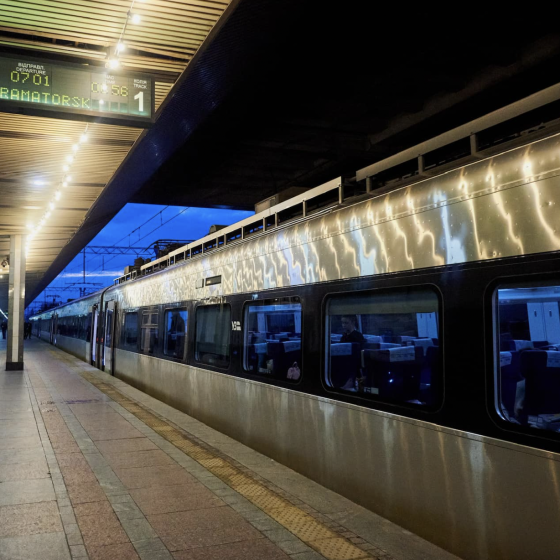 The First Train Returned to Kramatorsk Town