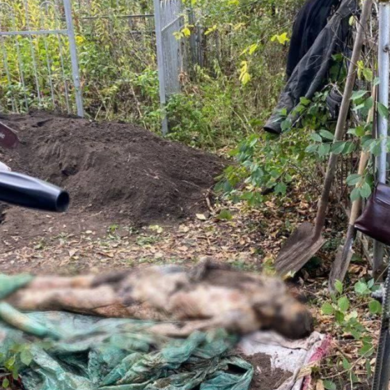 Buried Raped Ukrainians Found in the Kharkiv Region