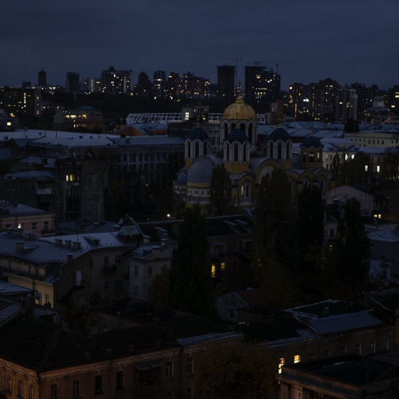 Photos of Black De-Energized Kyiv