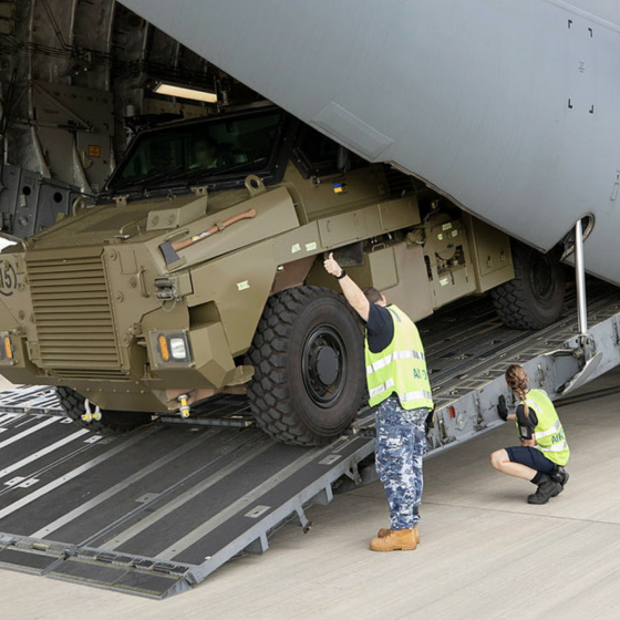 Vehicles and Instructors From Australia for Ukraine