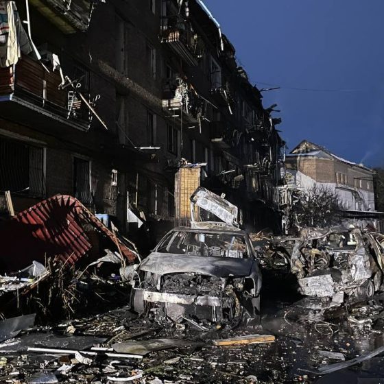 Missile Attack of Vyshhorod Town. November 23. Photos 