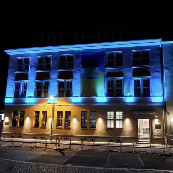 The Embassy of Ukraine in Germany Switched Off the Light in Support of Ukraine
