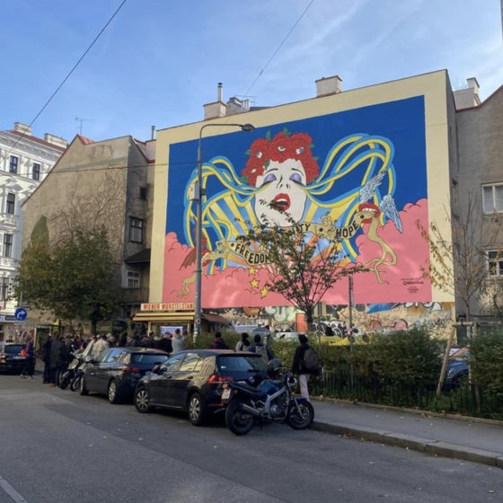 A Mural Dedicated to Ukraine Appeared in Vienna