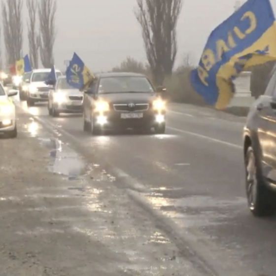 Moldovans Performed a Motor Rally in Support of Ukraine
