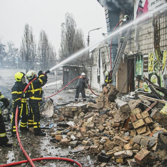 Russian Terrorist Attack of Kyiv. Photos