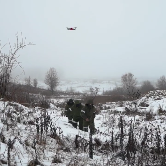 The Russians Now Have the Opportunity to Surrender to the Ukrainian Drone   