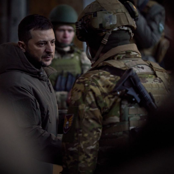 Zelenskyy in Bakhmut. Only Photos