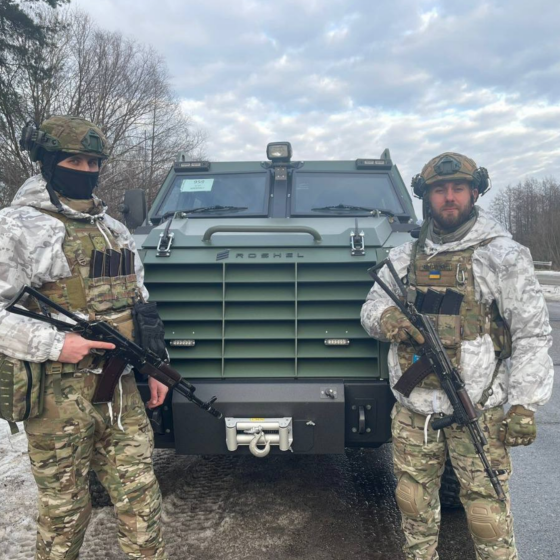 Canada Handed Over Armoured Vehicles to Ukraine 