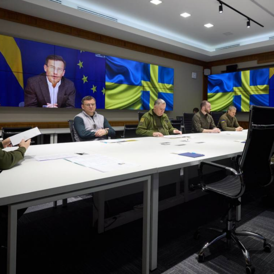 Negotiations of Zelenskyy and PM Sweden