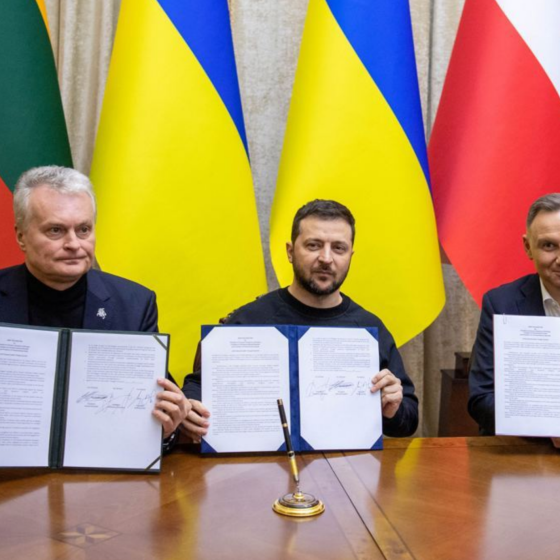 A Visit of Nauseda and Duda to Ukraine