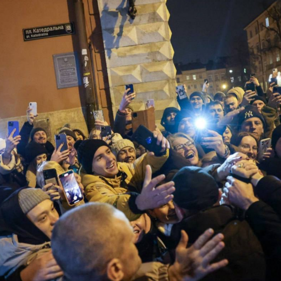 How Ukrainians Greeted Duda and Nauseda in Lviv. Photos