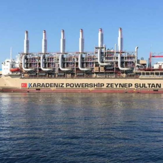 Turkey to Build a 500 MW Floating Power Plant for Ukraine