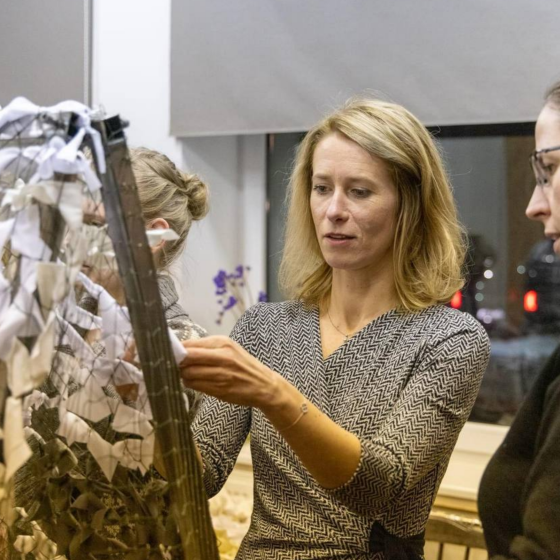 Estonian PM Woven Camouflage Net for AFU