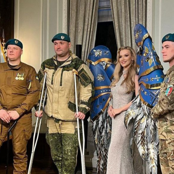 The Wings of Miss Universe Ukraine Were Sold for $10.000