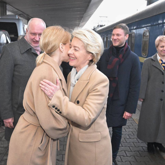 Ursula von der Leyen Came in Kyiv