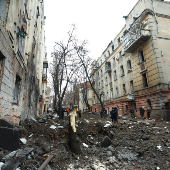 Russian Attack of Kharkiv. February 5th
