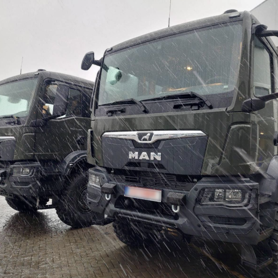 European Union Donated Military Vehicles for Ukraine