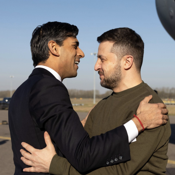 Zelenskyy Flew to London