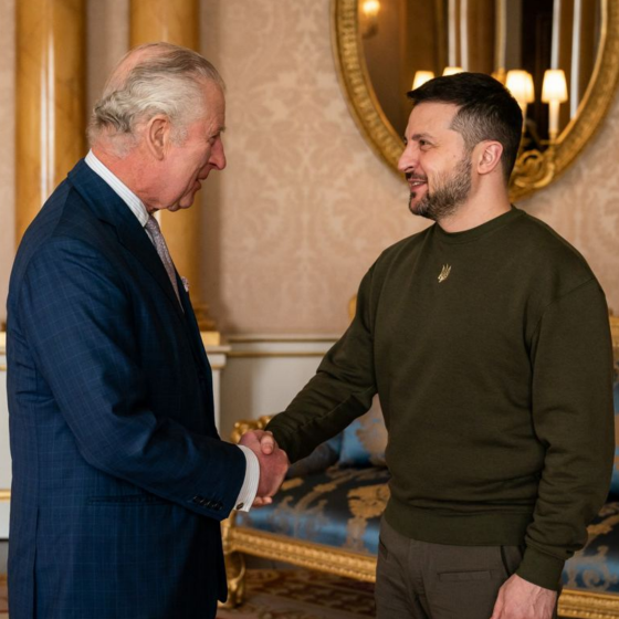 A Meeting of Zelenskyy and Charles III