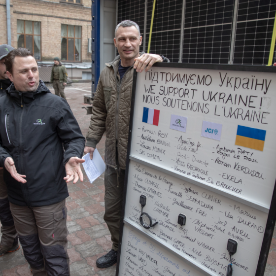 Kyiv Received 2 Solar Power Plants 