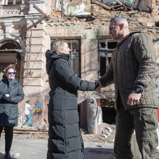 Melanie Joly in Kyiv
