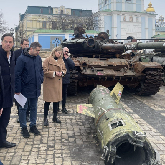 The PM of the Netherlands Arrived in Kyiv