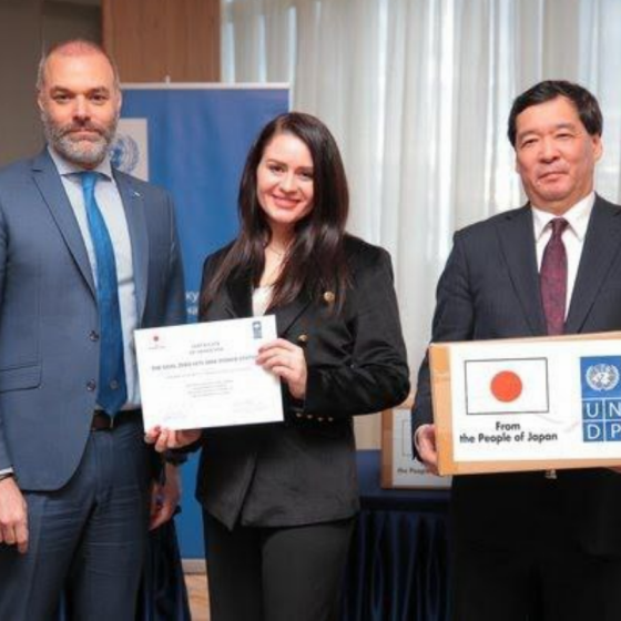 Japan and UNDP Support Kyiv   