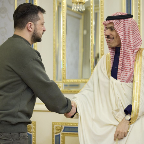 The Prince of Saudi Arabia Arrived in Kyiv