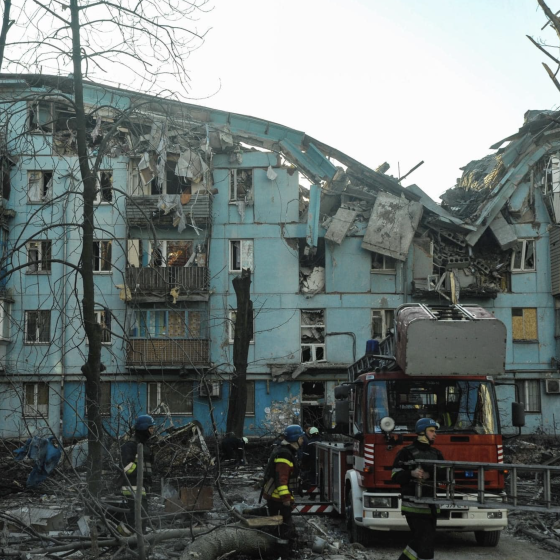 Russian Missile Attacks. Zaporizhzhia 2 March