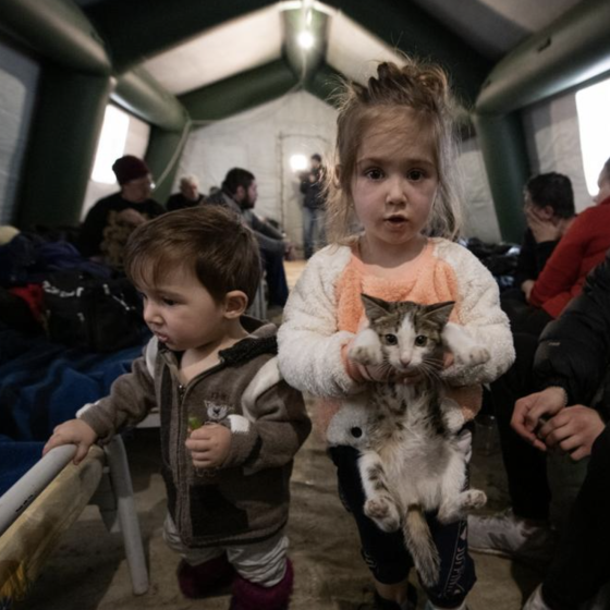 Ukrainian Parents Obliged to Evacuate Their Children