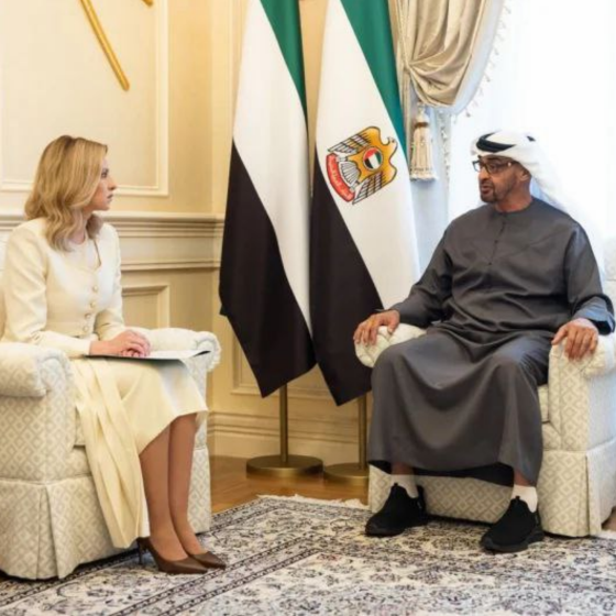 The First Lady of Ukraine in the UAE