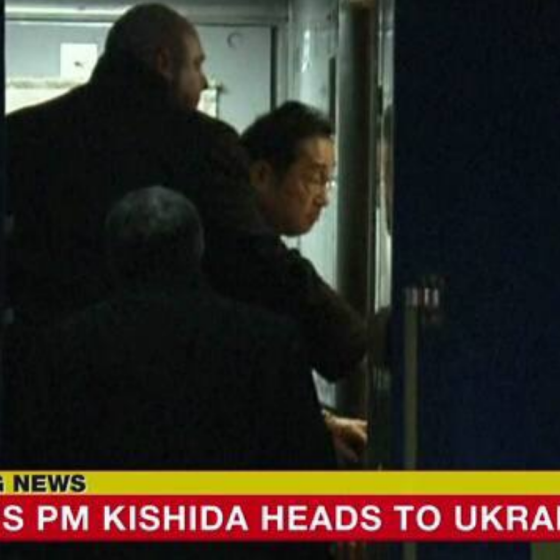 The PM of Japan Arrived in Kyiv