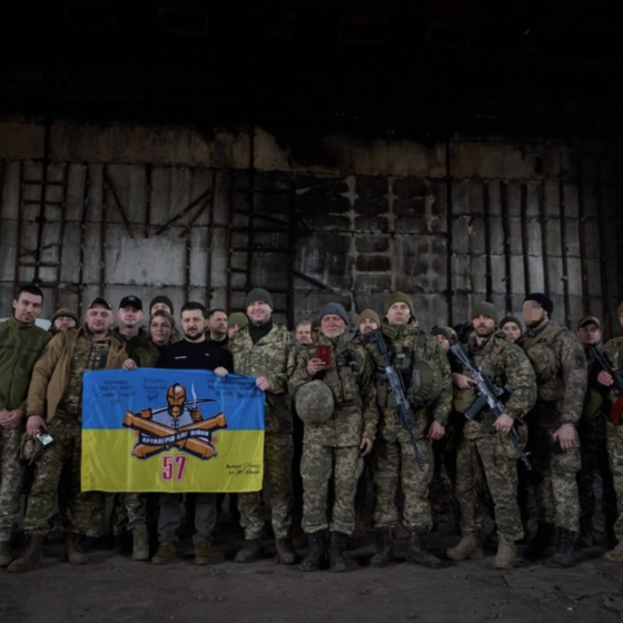 Zelenskyy in Donetsk Region