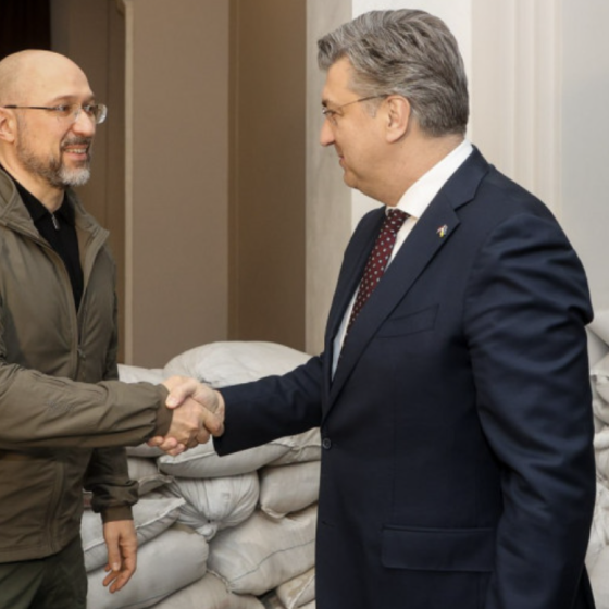 Meeting of the Prime Ministers of Ukraine and Croatia