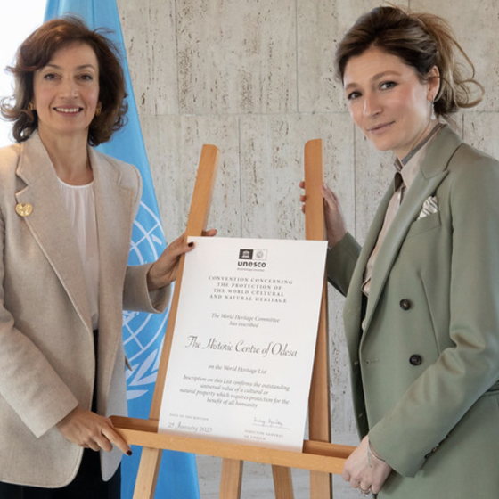 The Director-General of UNESCO Arrived in Kyiv