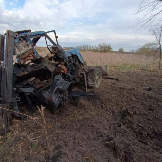 Another Ukrainian Blown Up on a Russian Mine